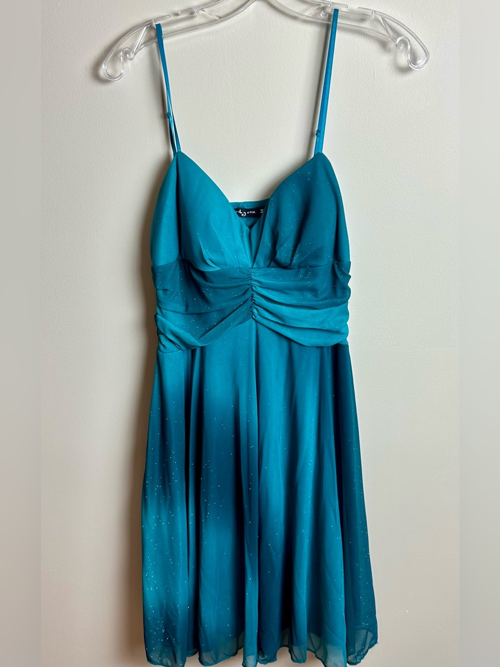 Ruby Rox Teal Mini Dress